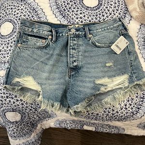 Free people Jean shorts size 26